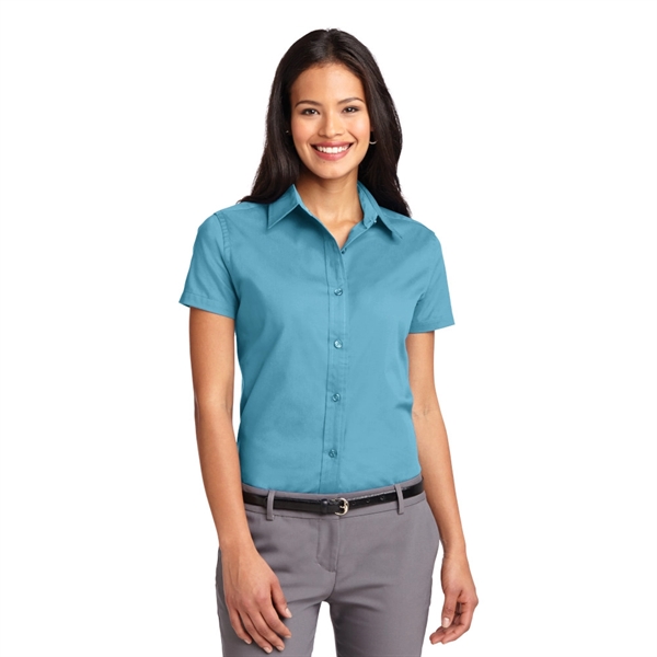 Port Authority® Women's Short Sleeve Easy Care Shirt - Port Authority® Women's Short Sleeve Easy Care Shirt - Image 16 of 28