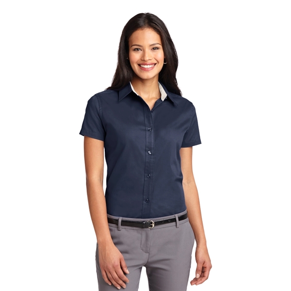 Port Authority® Women's Short Sleeve Easy Care Shirt - Port Authority® Women's Short Sleeve Easy Care Shirt - Image 14 of 28