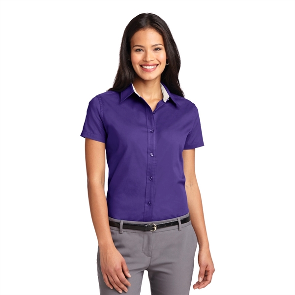 Port Authority® Women's Short Sleeve Easy Care Shirt - Port Authority® Women's Short Sleeve Easy Care Shirt - Image 13 of 28