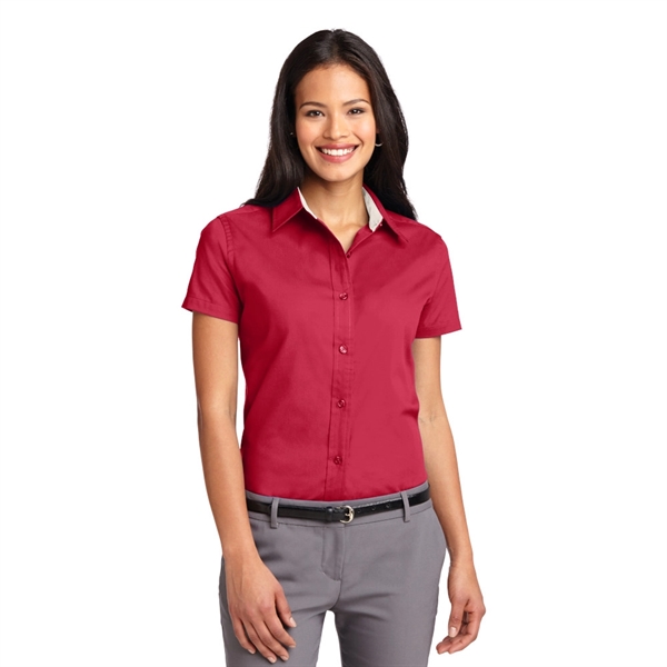 Port Authority® Women's Short Sleeve Easy Care Shirt - Port Authority® Women's Short Sleeve Easy Care Shirt - Image 12 of 28