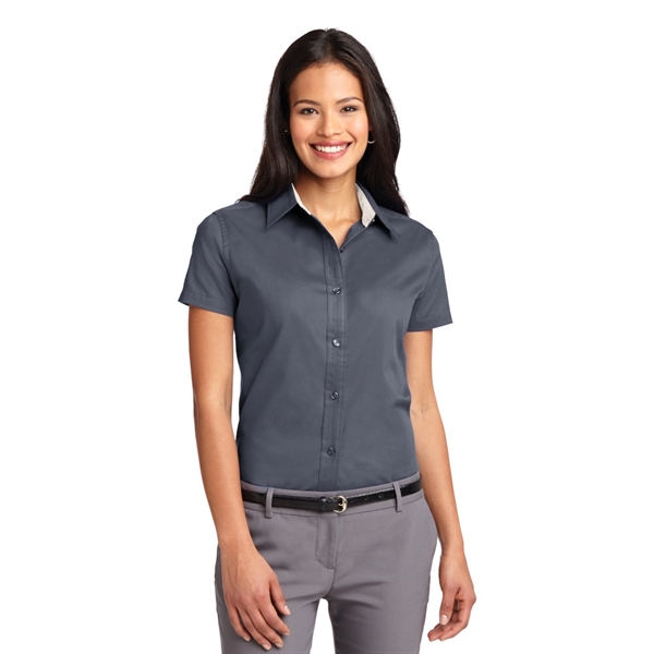 Port Authority® Women's Short Sleeve Easy Care Shirt - Port Authority® Women's Short Sleeve Easy Care Shirt - Image 10 of 28