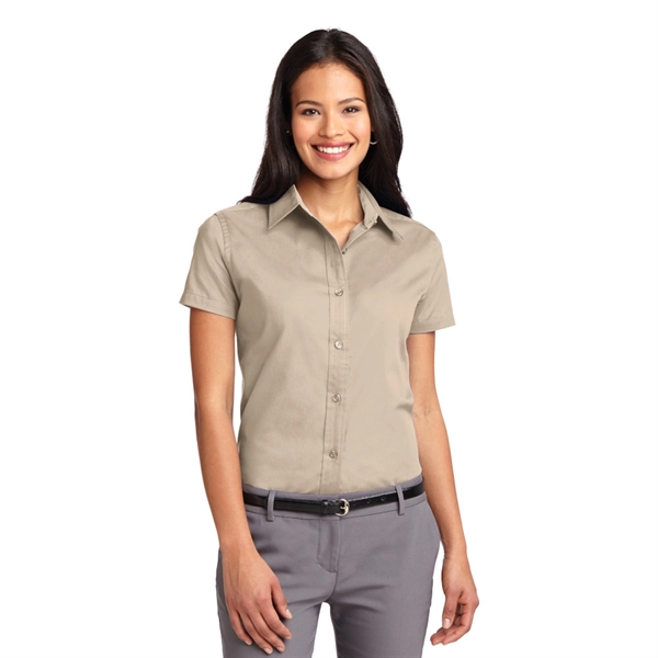 Port Authority® Women's Short Sleeve Easy Care Shirt - Port Authority® Women's Short Sleeve Easy Care Shirt - Image 9 of 28