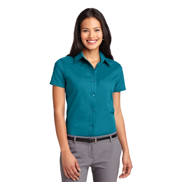 Port Authority® Women's Short Sleeve Easy Care Shirt - Port Authority® Women's Short Sleeve Easy Care Shirt - Image 7 of 28