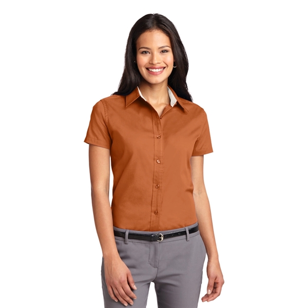 Port Authority® Women's Short Sleeve Easy Care Shirt - Port Authority® Women's Short Sleeve Easy Care Shirt - Image 6 of 28