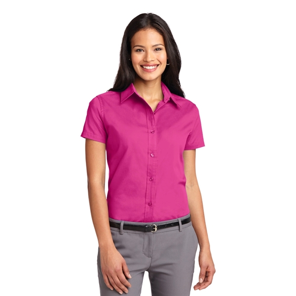 Port Authority® Women's Short Sleeve Easy Care Shirt - Port Authority® Women's Short Sleeve Easy Care Shirt - Image 5 of 28