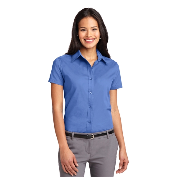 Port Authority® Women's Short Sleeve Easy Care Shirt - Port Authority® Women's Short Sleeve Easy Care Shirt - Image 4 of 28