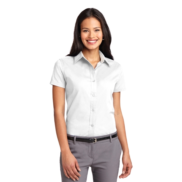Port Authority® Women's Short Sleeve Easy Care Shirt - Port Authority® Women's Short Sleeve Easy Care Shirt - Image 3 of 28