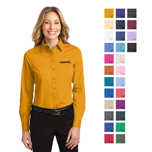 Port Authority® Women's Long Sleeve Easy Care Shirt - Port Authority® Women's Long Sleeve Easy Care Shirt - Image 0 of 25