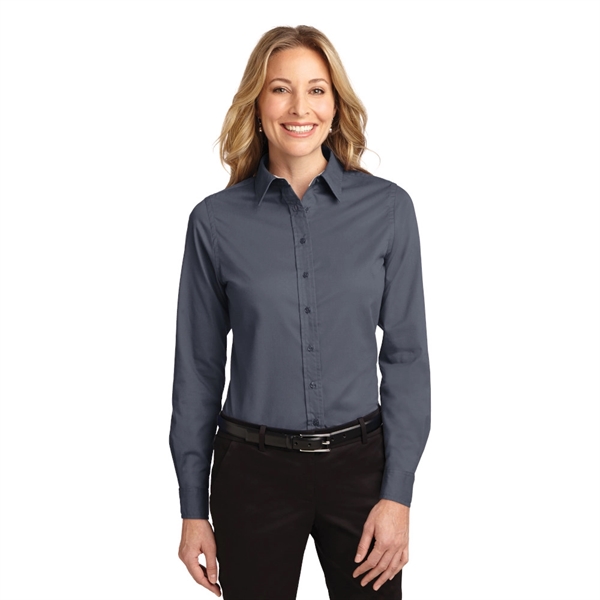 Port Authority® Women's Long Sleeve Easy Care Shirt - Port Authority® Women's Long Sleeve Easy Care Shirt - Image 9 of 25