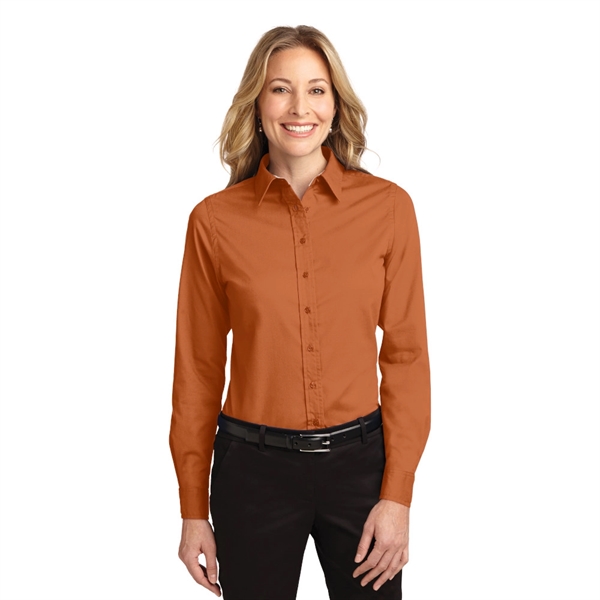 Port Authority® Women's Long Sleeve Easy Care Shirt - Port Authority® Women's Long Sleeve Easy Care Shirt - Image 5 of 25