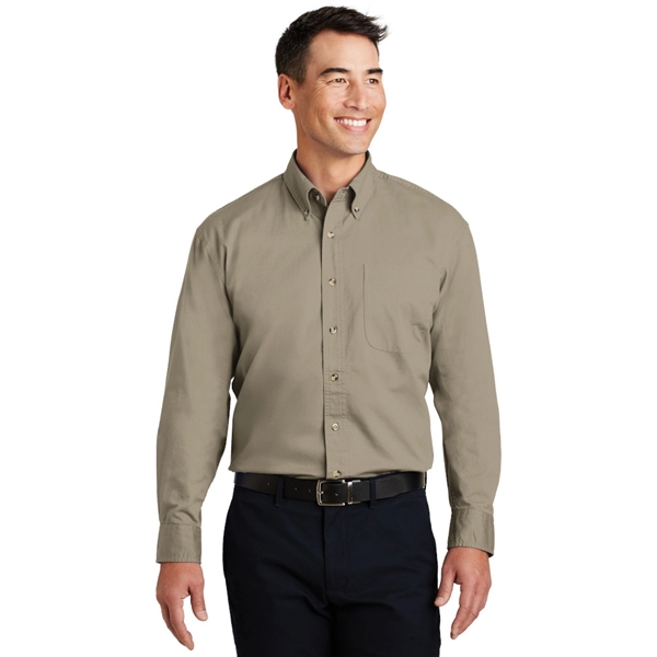 Port Authority® Long Sleeve Twill Shirt - Port Authority® Long Sleeve Twill Shirt - Image 2 of 3