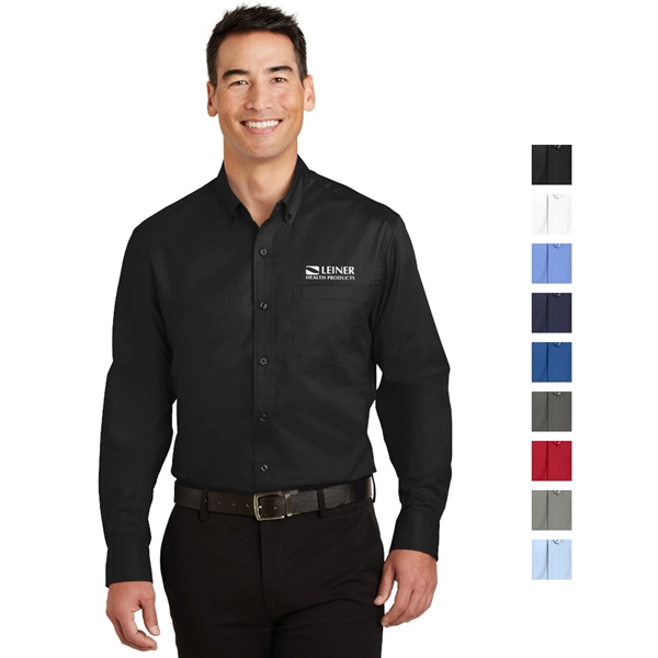 Port Authority® SuperPro™ Twill Shirt - Port Authority® SuperPro™ Twill Shirt - Image 0 of 10
