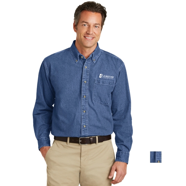 Port Authority® Heavyweight Denim Shirt - Port Authority® Heavyweight Denim Shirt - Image 0 of 1