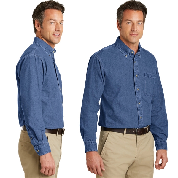 Port Authority® Heavyweight Denim Shirt - Port Authority® Heavyweight Denim Shirt - Image 1 of 1