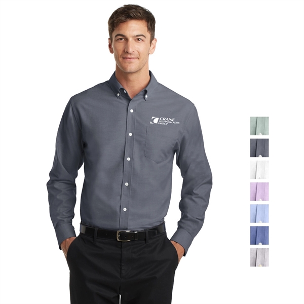 Port Authority® SuperPro™ Oxford Shirt - Port Authority® SuperPro™ Oxford Shirt - Image 0 of 7