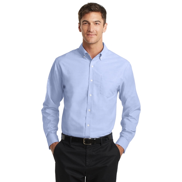 Port Authority® SuperPro™ Oxford Shirt - Port Authority® SuperPro™ Oxford Shirt - Image 4 of 7