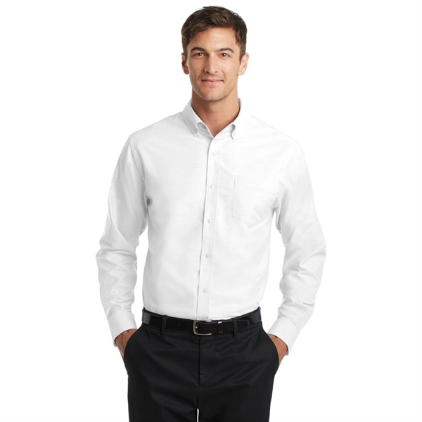 Port Authority® SuperPro™ Oxford Shirt - Port Authority® SuperPro™ Oxford Shirt - Image 2 of 7