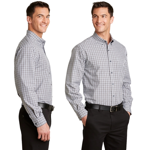 Port Authority® Long Sleeve Gingham Easy Care Shirt - Port Authority® Long Sleeve Gingham Easy Care Shirt - Image 1 of 3