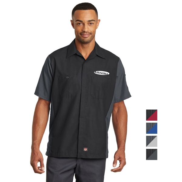 Red Kap® Short Sleeve Ripstop Crew Shirt - Red Kap® Short Sleeve Ripstop Crew Shirt - Image 0 of 4