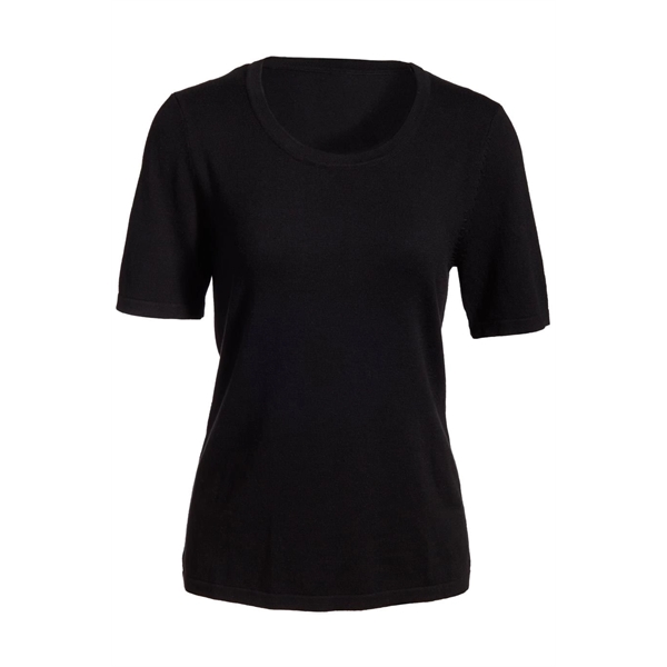 Ladies' Short Sleeve Scoop Neck Sweater