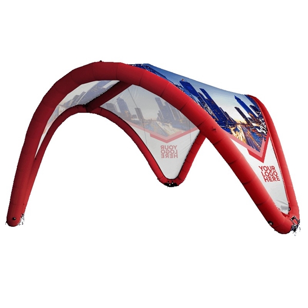 Inflatable Air Wave Tent With Full Dye Sublimation - Inflatable Air Wave Tent With Full Dye Sublimation - Image 0 of 1