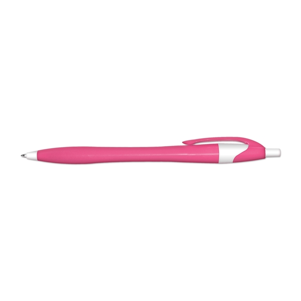Retractable Ball Point Pen with Colored Barrel - Retractable Ball Point Pen with Colored Barrel - Image 4 of 6