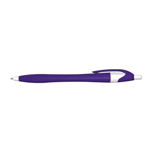 Retractable Ball Point Pen with Colored Barrel - Retractable Ball Point Pen with Colored Barrel - Image 5 of 6
