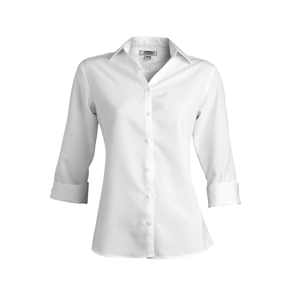 Ladies' Batiste 3/4 Sleeve Blouse - Ladies' Batiste 3/4 Sleeve Blouse - Image 4 of 5