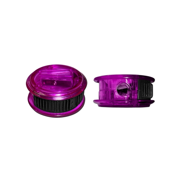 Round Pencil Sharpener with Slide Cover - Round Pencil Sharpener with Slide Cover - Image 4 of 6