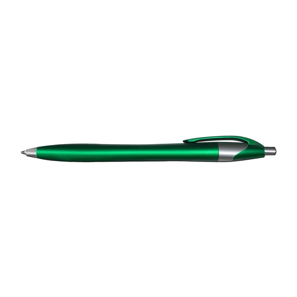 Silhouette Metallic Retractable Ballpoint Pen with Black Ink - Silhouette Metallic Retractable Ballpoint Pen with Black Ink - Image 3 of 6