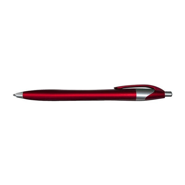 Silhouette Metallic Retractable Ballpoint Pen with Black Ink - Silhouette Metallic Retractable Ballpoint Pen with Black Ink - Image 5 of 6