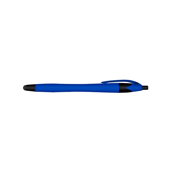 Rubberized Ball Point Pen and Stylus - Rubberized Ball Point Pen and Stylus - Image 1 of 10
