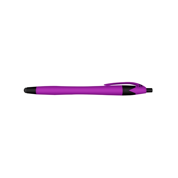 Rubberized Ball Point Pen and Stylus - Rubberized Ball Point Pen and Stylus - Image 7 of 10