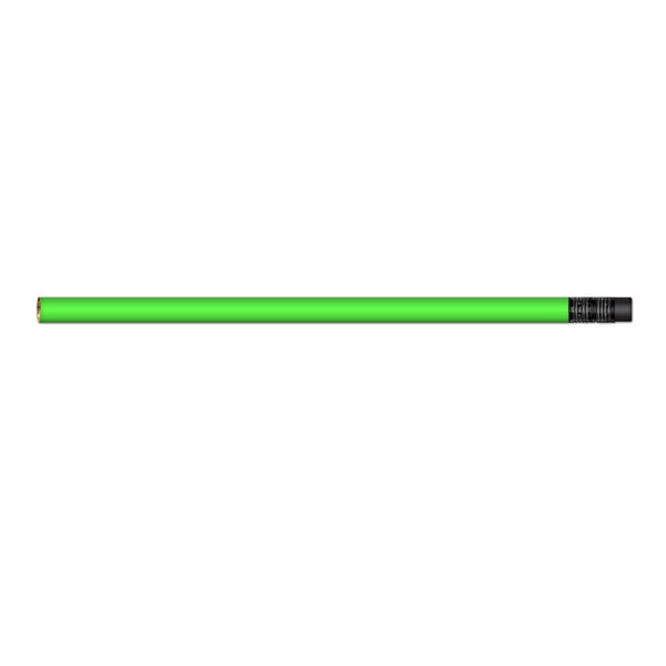 #2 HB Lead Pencil with Neon Colored Barrel & Black Eraser - #2 HB Lead Pencil with Neon Colored Barrel & Black Eraser - Image 2 of 6