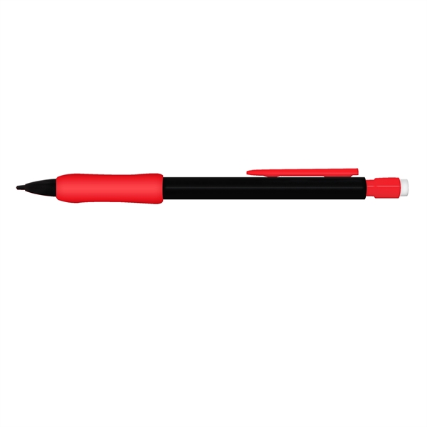 Promotional Mechanical Pencils - White Barrel With Rubber Grip - Refillable  $0.55