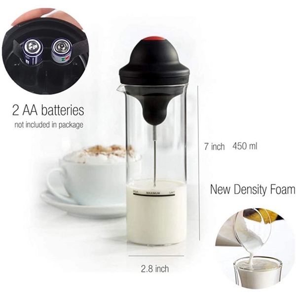 400ml Electric Milk Frother Cup - 400ml Electric Milk Frother Cup - Image 1 of 3