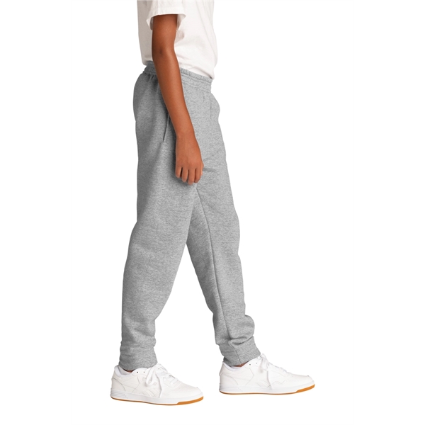 Port & Co Youth Core Fleece Jogger. - Port & Co Youth Core Fleece Jogger. - Image 2 of 15