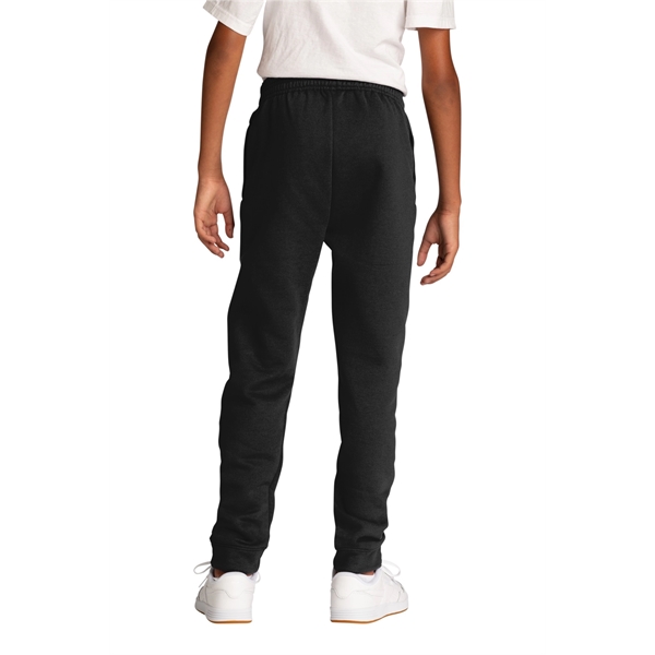 Port & Co Youth Core Fleece Jogger. - Port & Co Youth Core Fleece Jogger. - Image 7 of 15