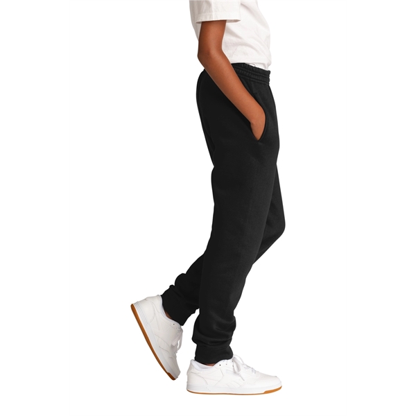 Port & Co Youth Core Fleece Jogger. - Port & Co Youth Core Fleece Jogger. - Image 8 of 15