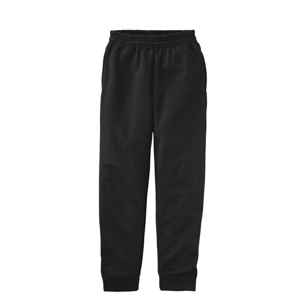 Port & Co Youth Core Fleece Jogger. - Port & Co Youth Core Fleece Jogger. - Image 9 of 15