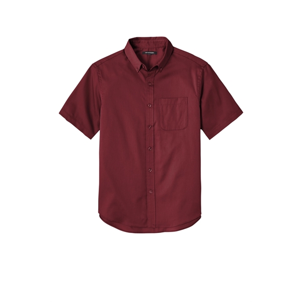 Port Authority Short Sleeve SuperPro React Twill Shirt. - Port Authority Short Sleeve SuperPro React Twill Shirt. - Image 7 of 91