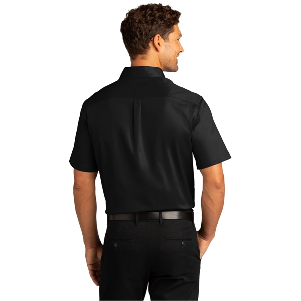 Port Authority Short Sleeve SuperPro React Twill Shirt. - Port Authority Short Sleeve SuperPro React Twill Shirt. - Image 18 of 91