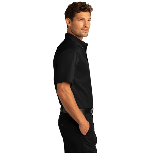 Port Authority Short Sleeve SuperPro React Twill Shirt. - Port Authority Short Sleeve SuperPro React Twill Shirt. - Image 19 of 91