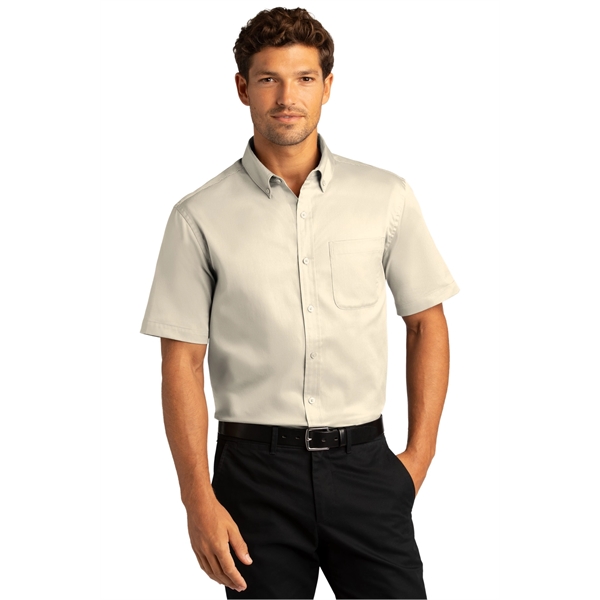 Port Authority Short Sleeve SuperPro React Twill Shirt. - Port Authority Short Sleeve SuperPro React Twill Shirt. - Image 22 of 91