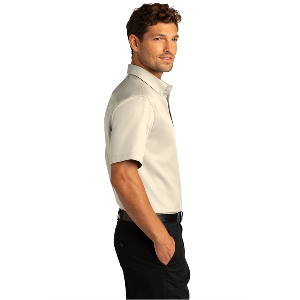 Port Authority Short Sleeve SuperPro React Twill Shirt. - Port Authority Short Sleeve SuperPro React Twill Shirt. - Image 24 of 91