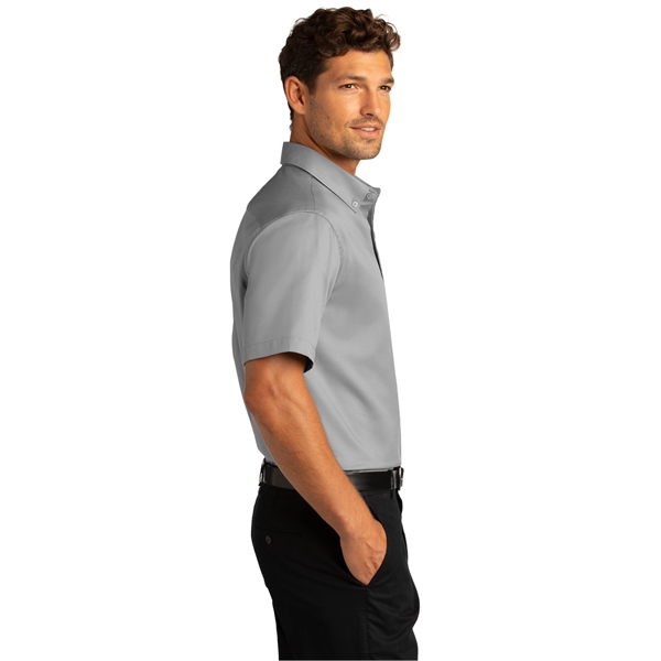 Port Authority Short Sleeve SuperPro React Twill Shirt. - Port Authority Short Sleeve SuperPro React Twill Shirt. - Image 28 of 91