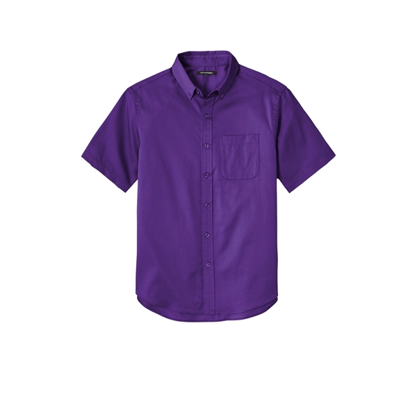 Port Authority Short Sleeve SuperPro React Twill Shirt. - Port Authority Short Sleeve SuperPro React Twill Shirt. - Image 39 of 91