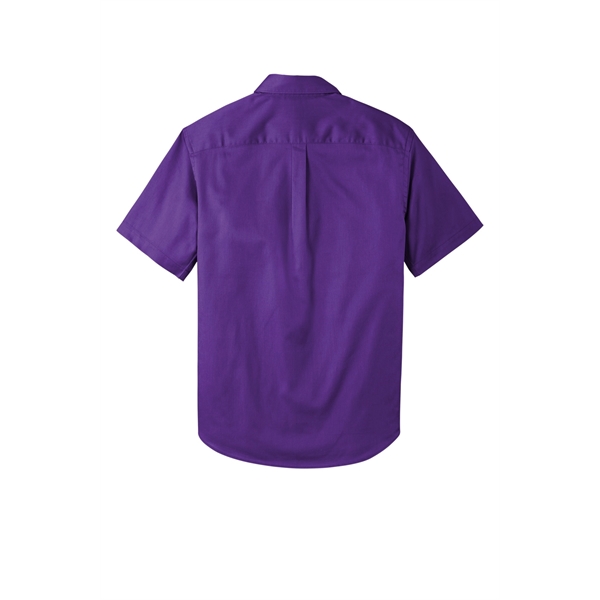 Port Authority Short Sleeve SuperPro React Twill Shirt. - Port Authority Short Sleeve SuperPro React Twill Shirt. - Image 40 of 91