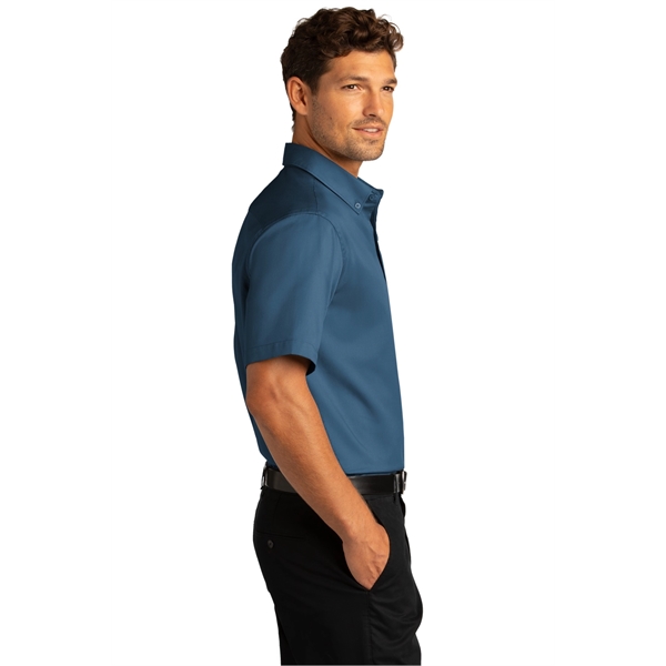 Port Authority Short Sleeve SuperPro React Twill Shirt. - Port Authority Short Sleeve SuperPro React Twill Shirt. - Image 42 of 91