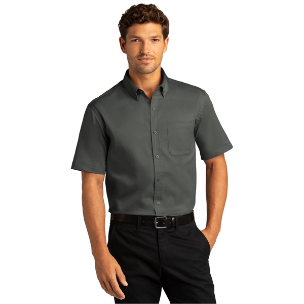 Port Authority Short Sleeve SuperPro React Twill Shirt. - Port Authority Short Sleeve SuperPro React Twill Shirt. - Image 49 of 91